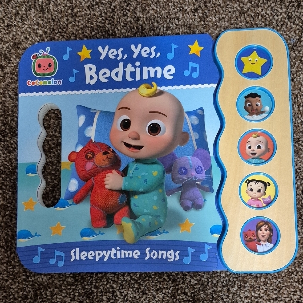 Sleepytime Songs Book - Blue and Multicolor